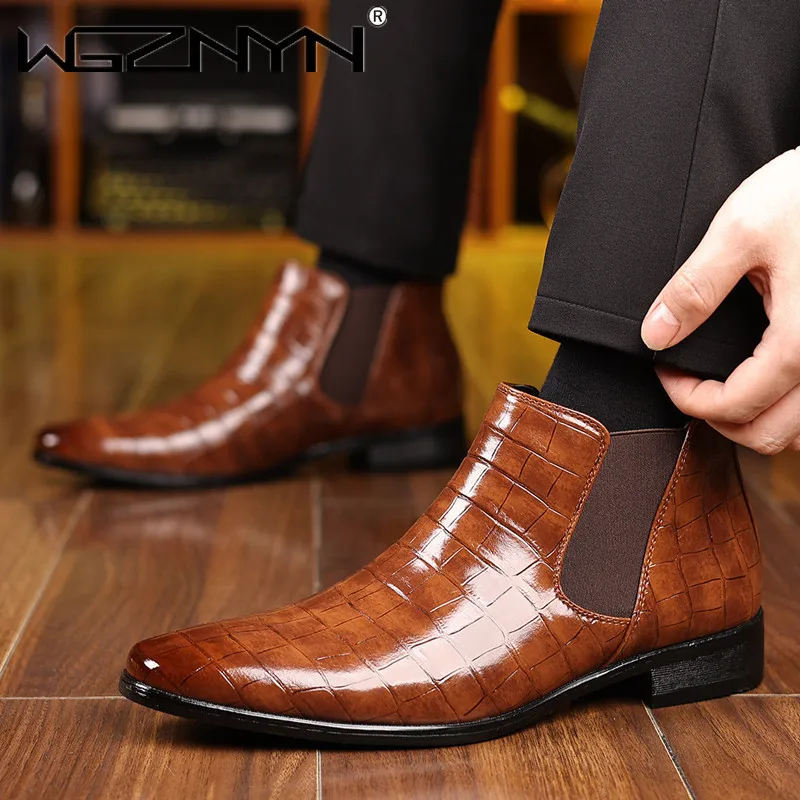 Luxury SIZE 39~48 Men Chelsea  - Men'S Fashion Formal incelemesi ve fiyatı