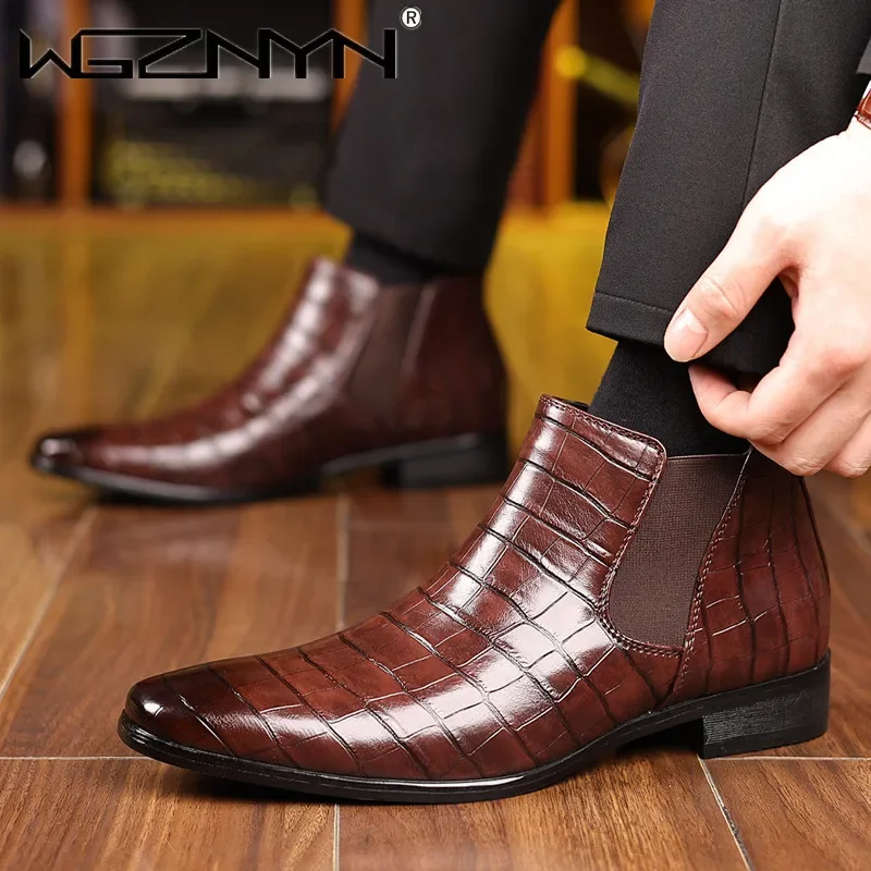 Luxury SIZE 39~48 Men Chelsea  - Men'S Fashion Formal incelemesi ve fiyatı