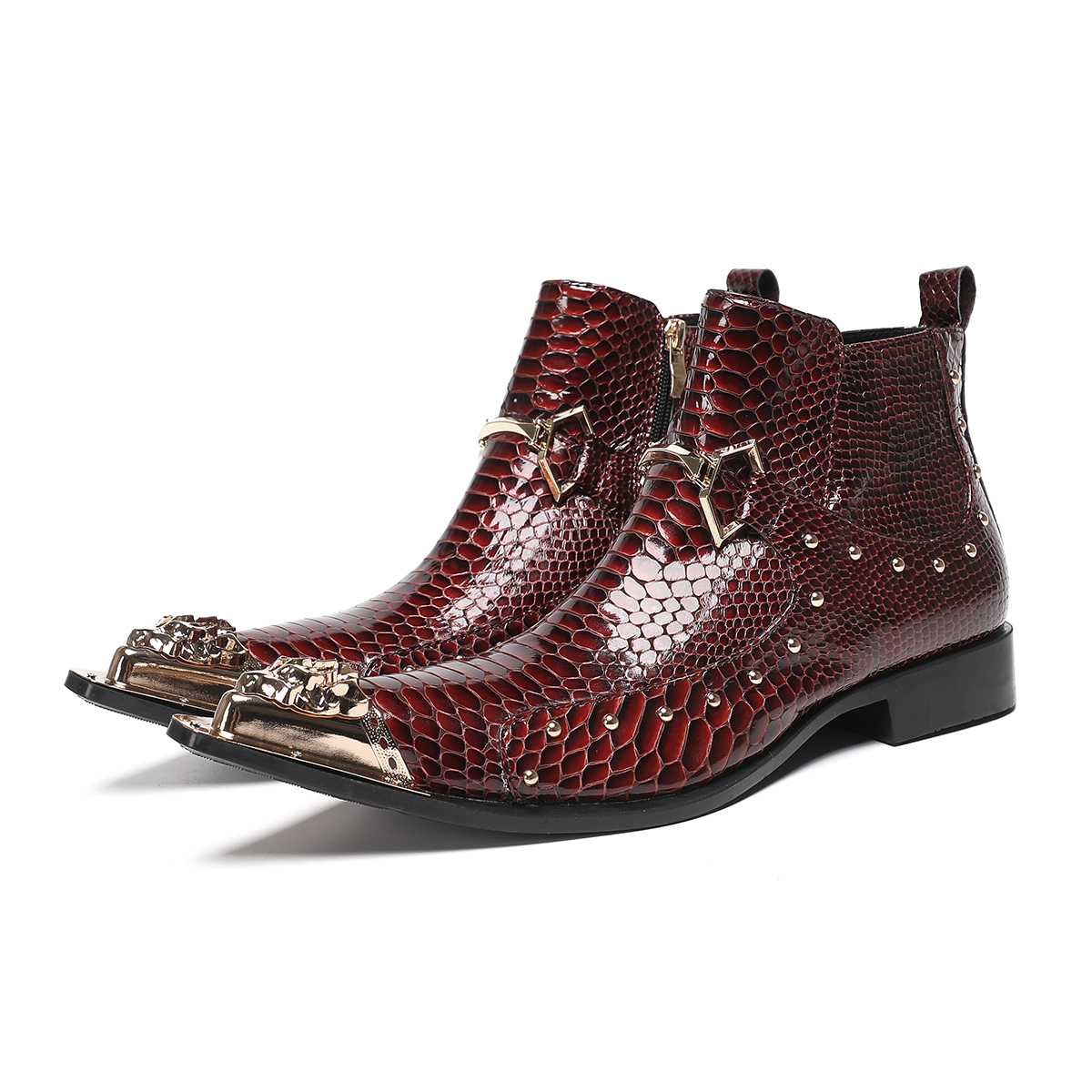 Fashion Metal Pointed Toe Genu - Men'S Fashion Formal incelemesi ve fiyatı