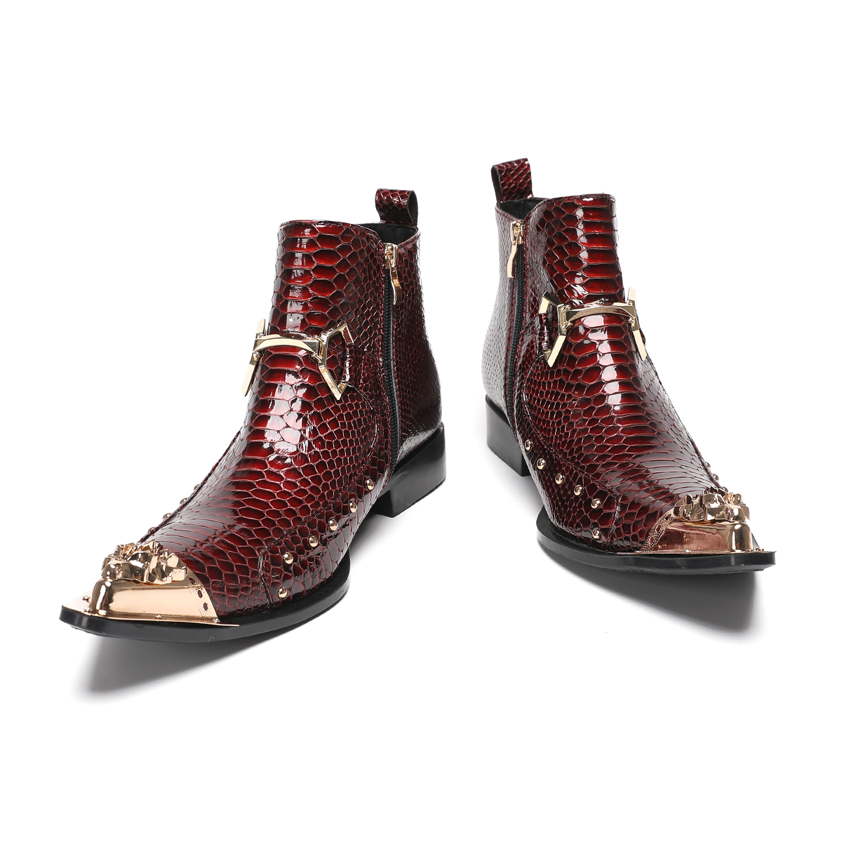 Fashion Metal Pointed Toe Genu - Men'S Fashion Formal incelemesi ve fiyatı