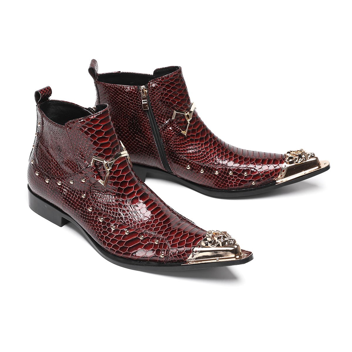 Fashion Metal Pointed Toe Genu - Men'S Fashion Formal incelemesi ve fiyatı