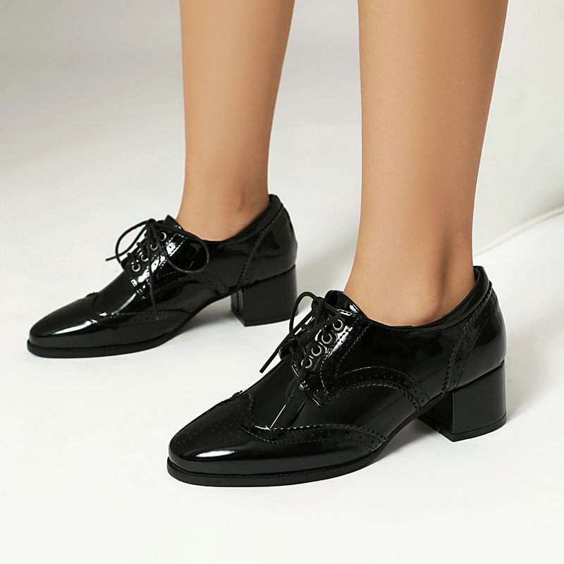 Metallic Silver Shimmery Women - Oxford Shoes Brogue incelemesi ve fiyatı