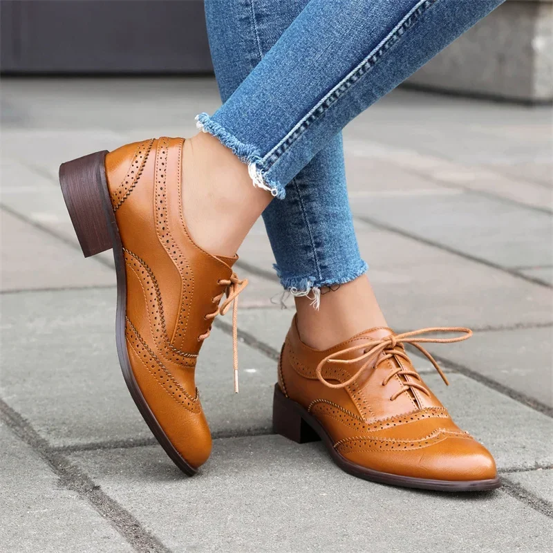 British Flats Women Oxfords Mi - Oxford Shoes Brogue incelemesi ve fiyatı