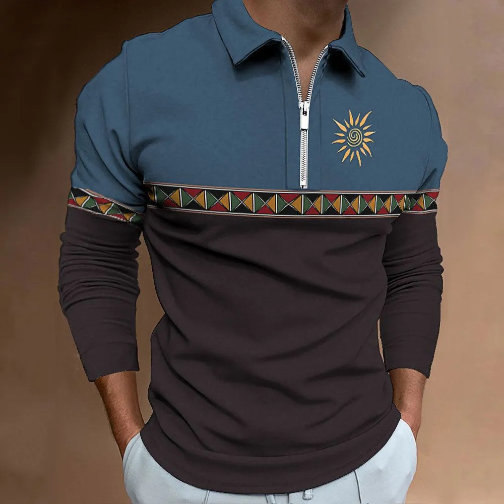Mens Polo Shirts Retro Color B - Men'S Fashion Golf Clothing incelemesi ve fiyatı