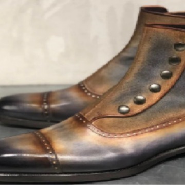 Men's Leather Suede Chelsea Bo - Men'S Fashion Formal incelemesi ve fiyatı