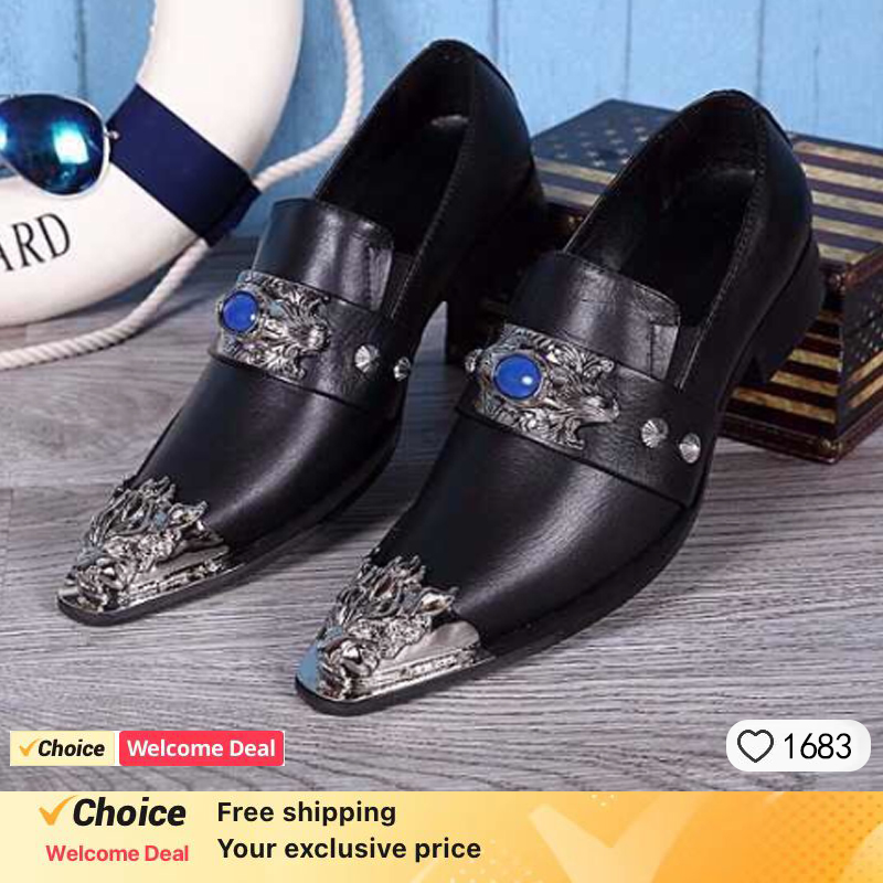 Men's Shoes Italian Style Poin - Oxford Shoes Brogue incelemesi ve fiyatı