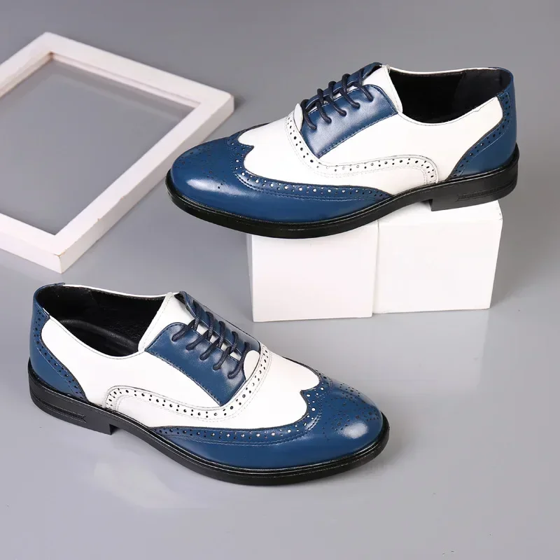 Mixed Colors Mens Dress Shoes  - Oxford Shoes Brogue incelemesi ve fiyatı