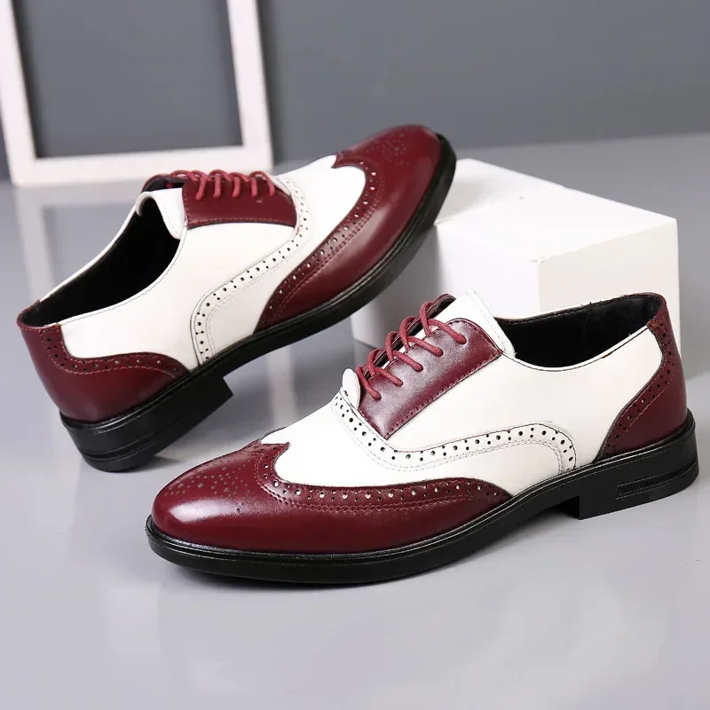 Mixed Colors Mens Dress Shoes  - Oxford Shoes Brogue incelemesi ve fiyatı