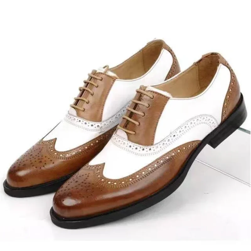 Mixed Colors Mens Dress Shoes  - Oxford Shoes Brogue incelemesi ve fiyatı