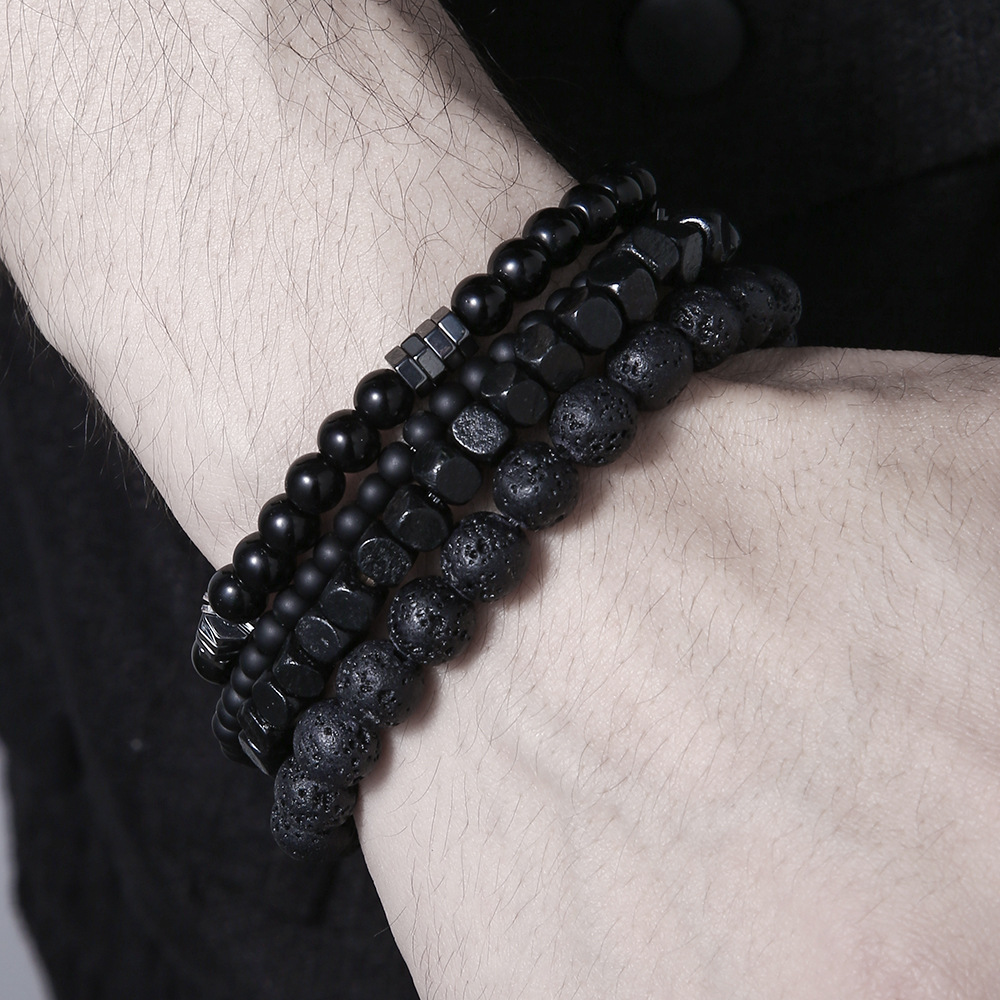 4PC Volcano Stone Black Gallst - Mens Fashion Combination incelemesi ve fiyatı