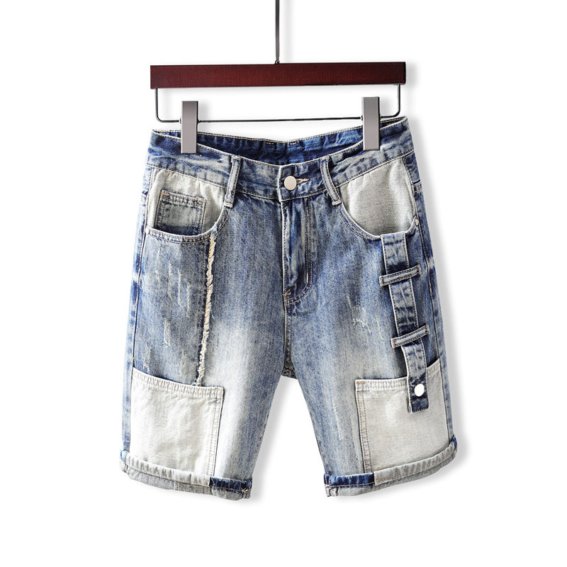 Men's Short Jeans Pants with P - Men'S Fashion Loose Pants incelemesi ve fiyatı