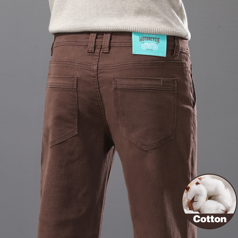 Business Casual Cotton Elastic - Mens Fashion Dark Grey Pants incelemesi ve fiyatı