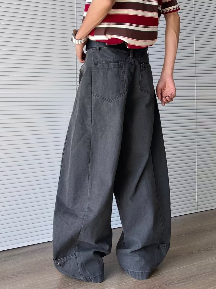 2025 Trashy Y2K 2000S Fashion  - Mens Fashion Dark Grey Pants incelemesi ve fiyatı