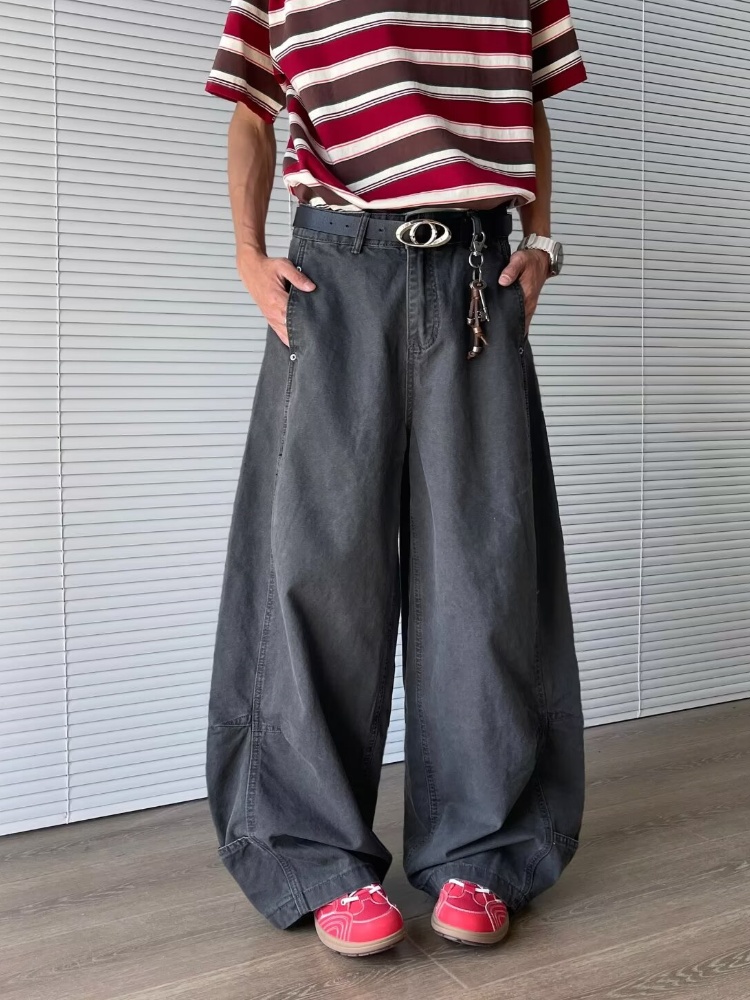 2025 Trashy Y2K 2000S Fashion  - Mens Fashion Dark Grey Pants incelemesi ve fiyatı