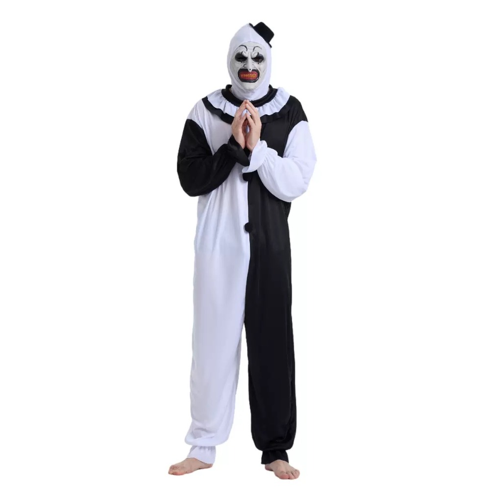 Terrifier Art Clown Joker Cosp - Mens Fashion Jumpsuit incelemesi ve fiyatı
