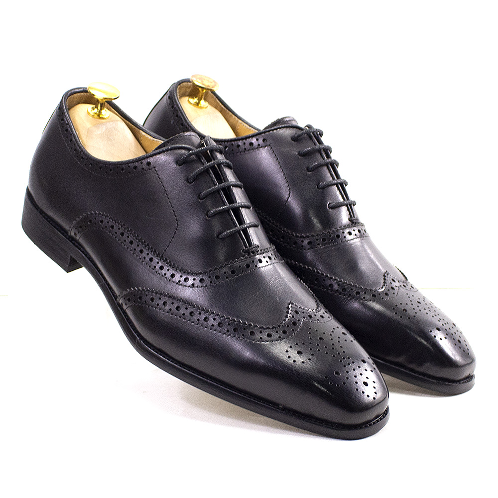 Size 7-12 Handmade Men's Wingt - Oxford Shoes Brogue incelemesi ve fiyatı