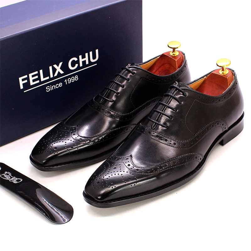 Size 7-12 Handmade Men's Wingt - Oxford Shoes Brogue incelemesi ve fiyatı