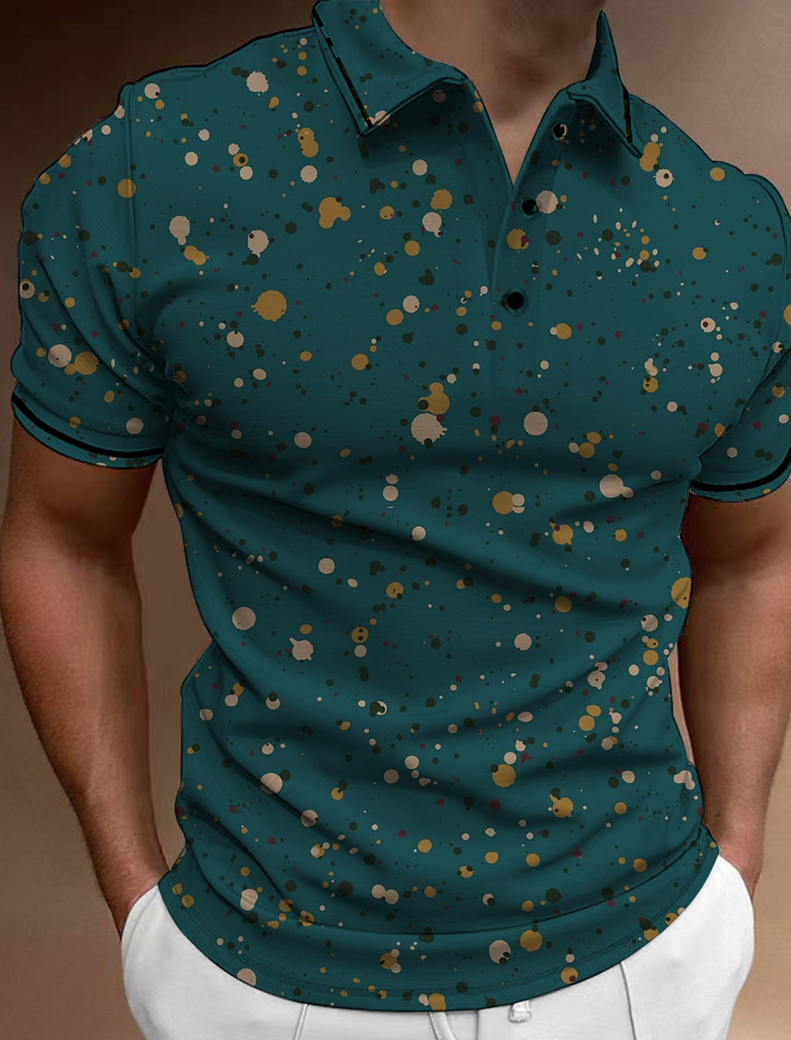 Summer Fashion Men's Button Po - Men'S Fashion Golf Clothing incelemesi ve fiyatı