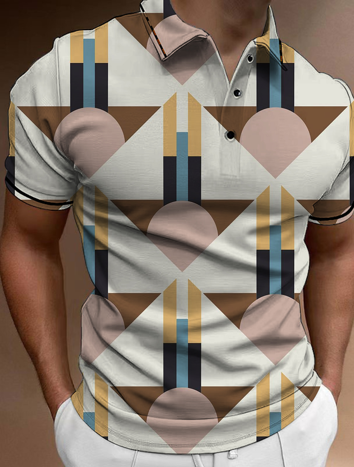 Summer Fashion Men's Button Po - Men'S Fashion Golf Clothing incelemesi ve fiyatı