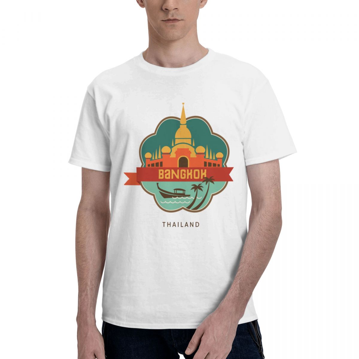 100% Cotton THAILAND BANGKOK T - Mens Fashion Bangkok incelemesi ve fiyatı