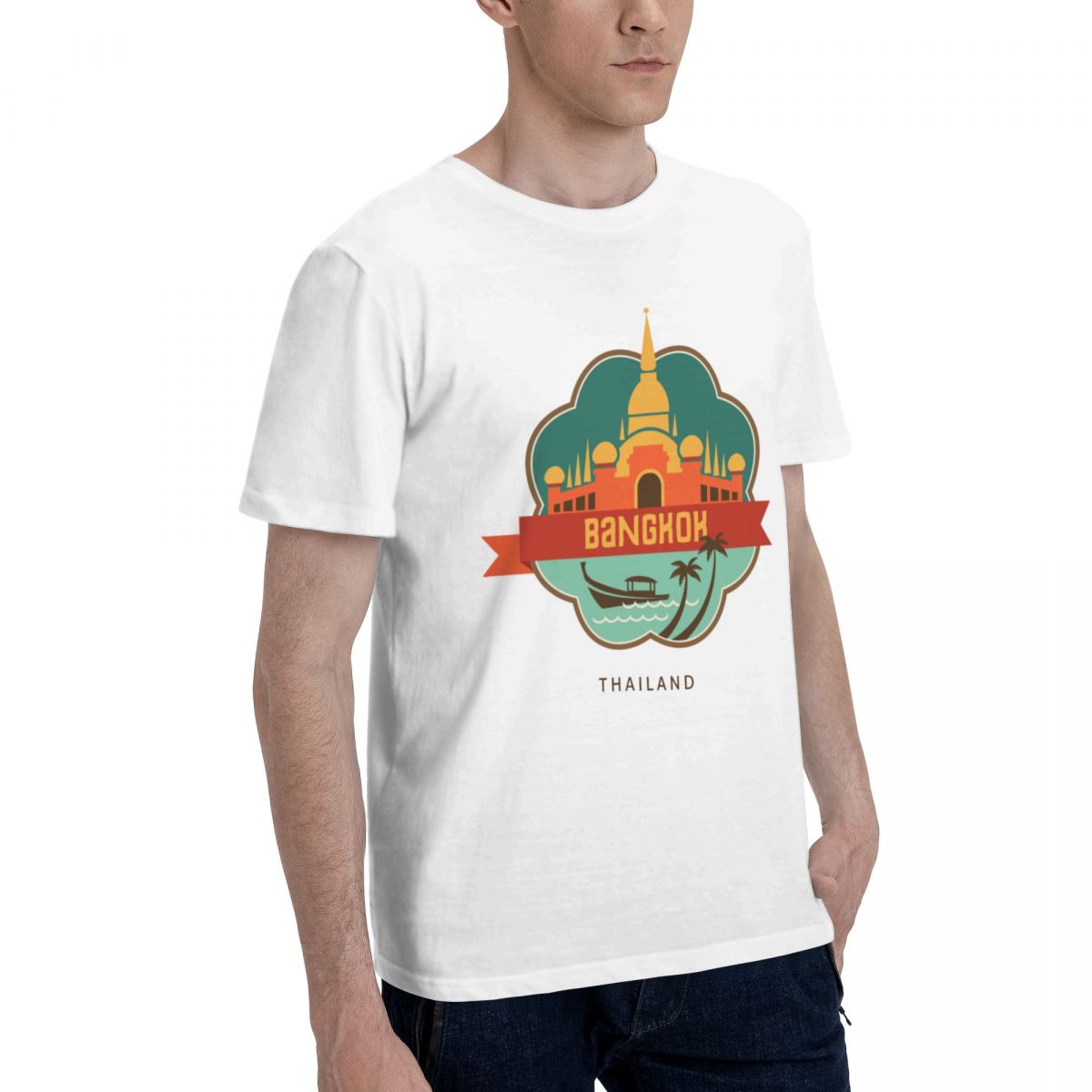 100% Cotton THAILAND BANGKOK T - Mens Fashion Bangkok incelemesi ve fiyatı