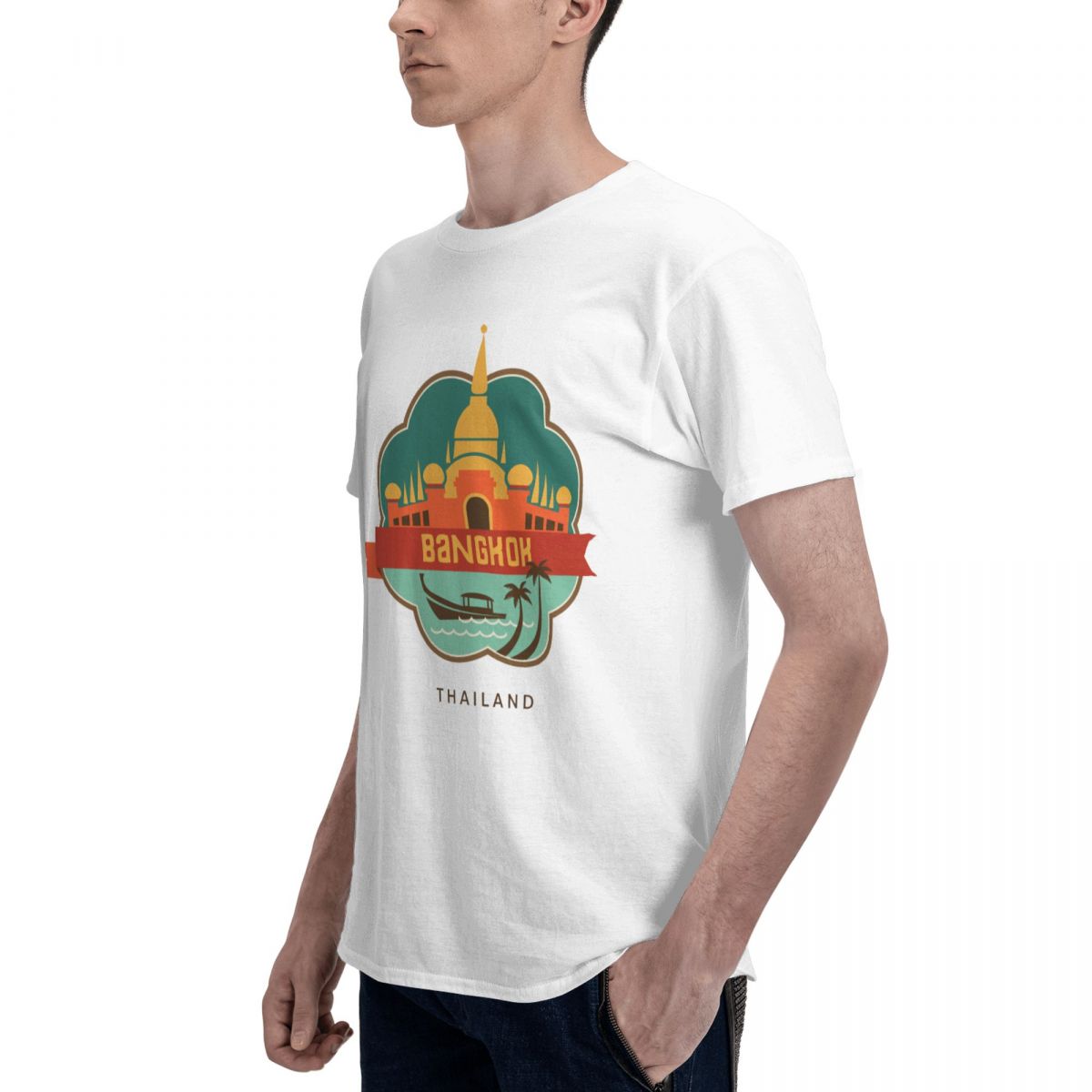 100% Cotton THAILAND BANGKOK T - Mens Fashion Bangkok incelemesi ve fiyatı
