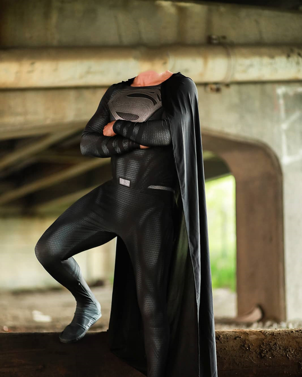 Halloween Black Superhero Cosp - Mens Fashion Jumpsuit incelemesi ve fiyatı